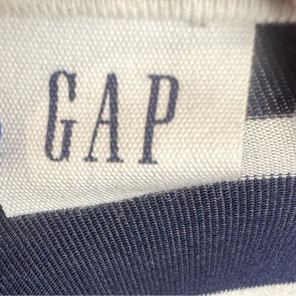 Gap navy and white striped nautical wrap romper size large - Picture 7 of 8